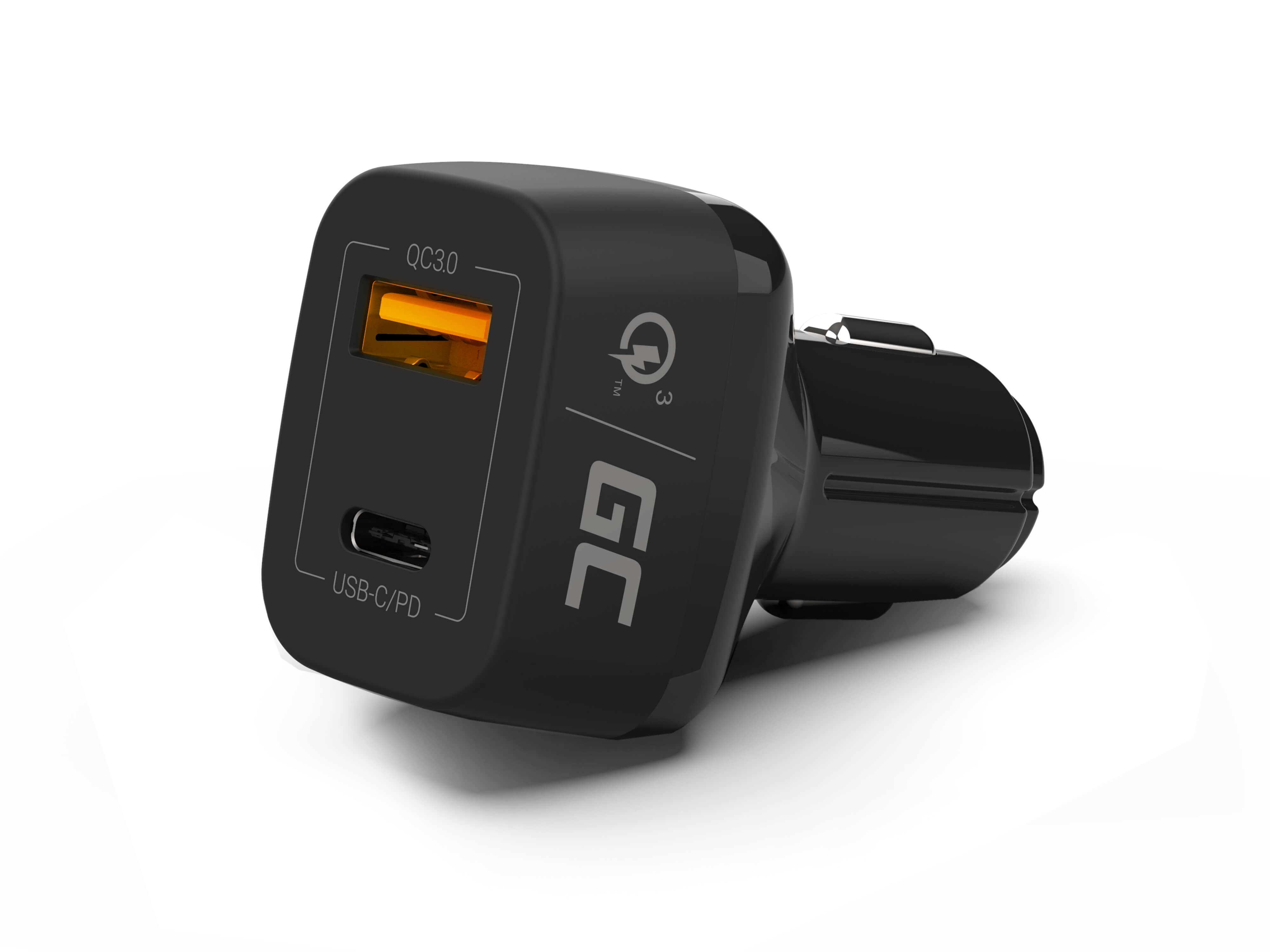GREEN CELL ŁADOWARKA SAMOCHODOWA USB-C 30W PD+ USB - zdjęcie 2