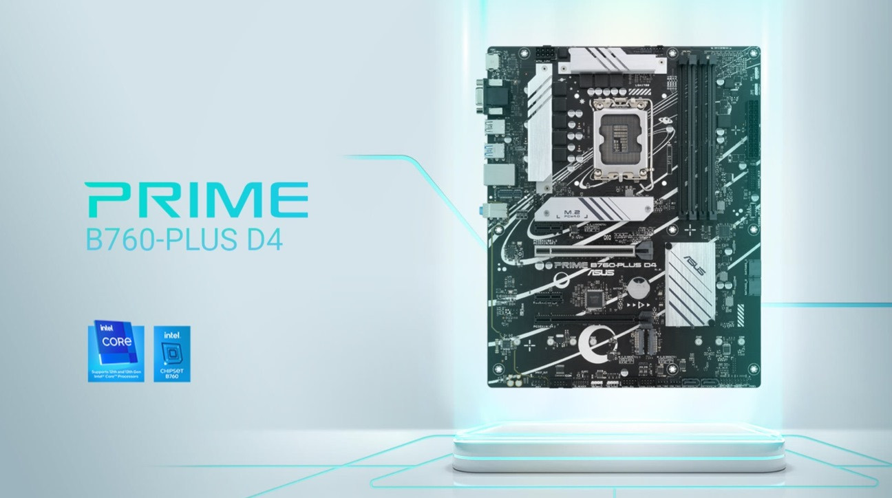 Płyta główna ASUS PRIME B760-PLUS D4 - zdjęcie 1