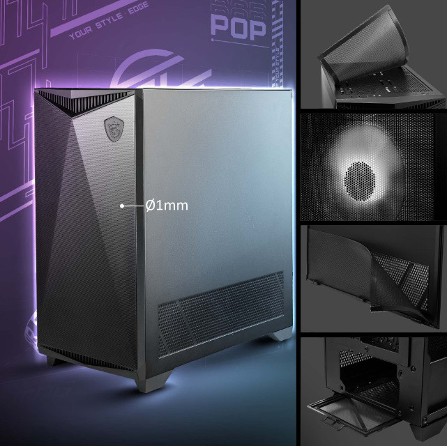 Obudowa MSI MPG GUNGNIR 300P AIRFLOW (306-7G21P21-W57) - zdjęcie 3