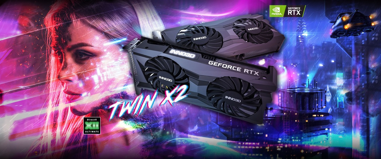 Karta graficzna INNO3D GeForce RTX 3060 TWIN X2 OC 8GB GDDR6 - zdjęcie 1