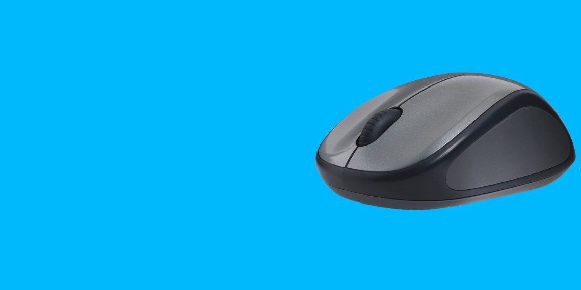 Mysz Logitech M235 Dark Grey bezprzewodowa - zdjęcie 1