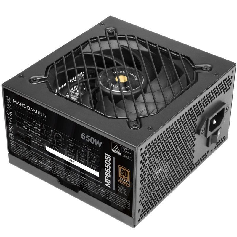 TACENS MARS MPB650SI 650W DC-DC, 80PLUS BRONZE - zasilacz/PSU - zdjęcie 1