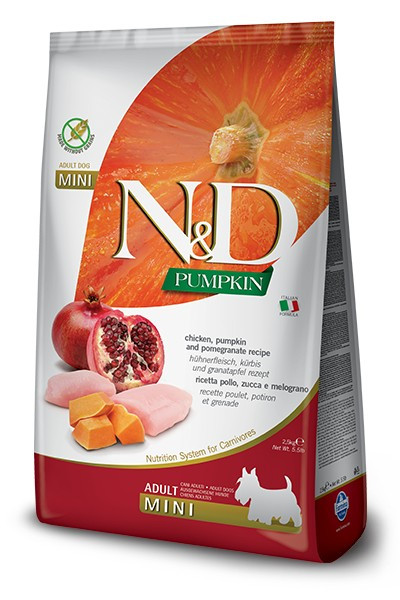 Farmina N&D Pumpkin sucha karma dla psów dorosłych małych ras z kurczakiem 7kg - zdjęcie 1