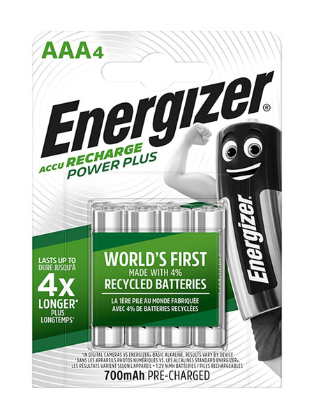 ENERGIZER BATERIE AKUMULATOROWE DO PONOWNEGO NAŁADOWANIA, POWER PLUS AAA HR3/4 700mAh - zdjęcie 1