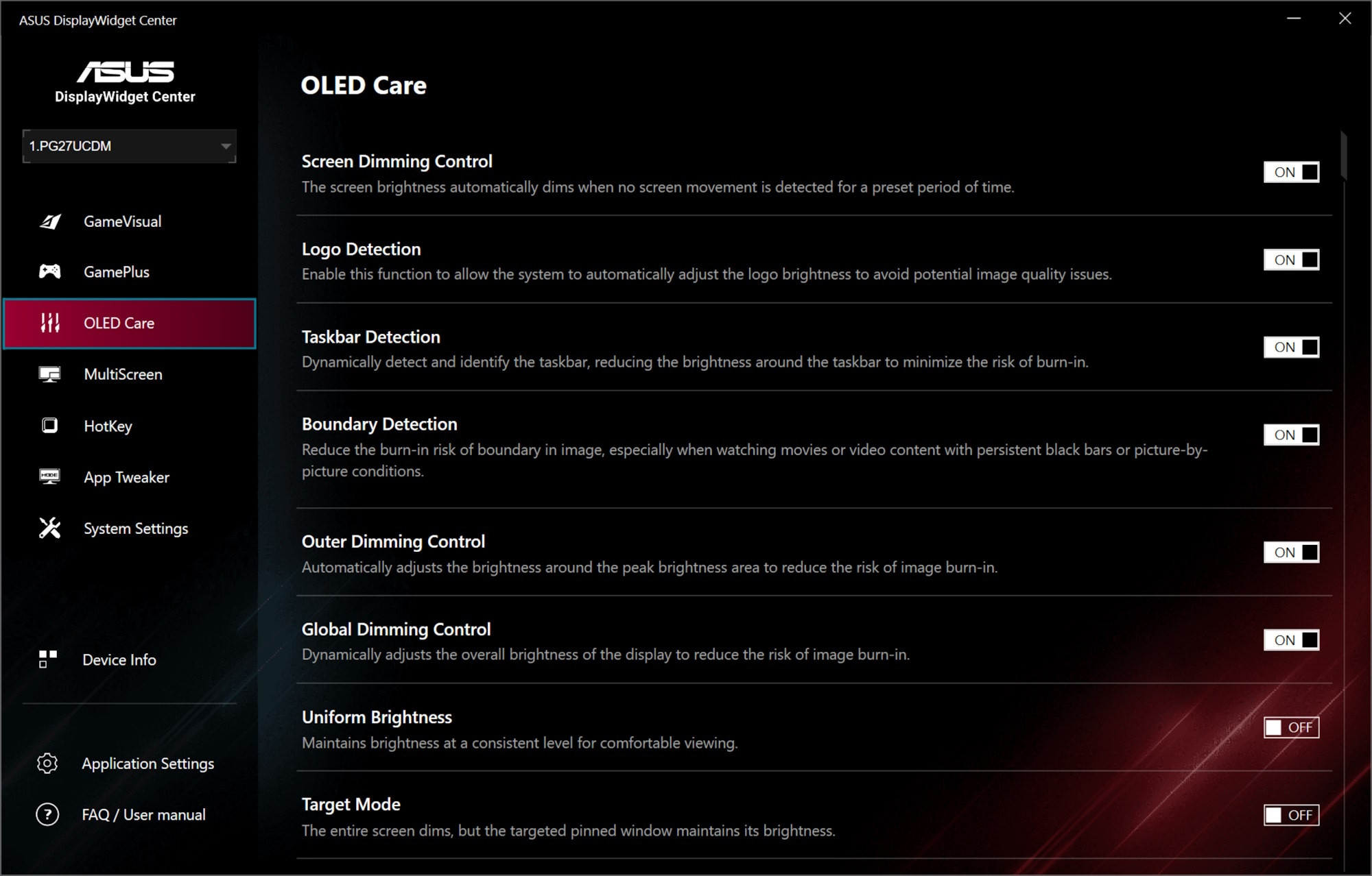 Monitor ASUS ROG Strix OLED 27" XG27ACDNG - zdjęcie 4