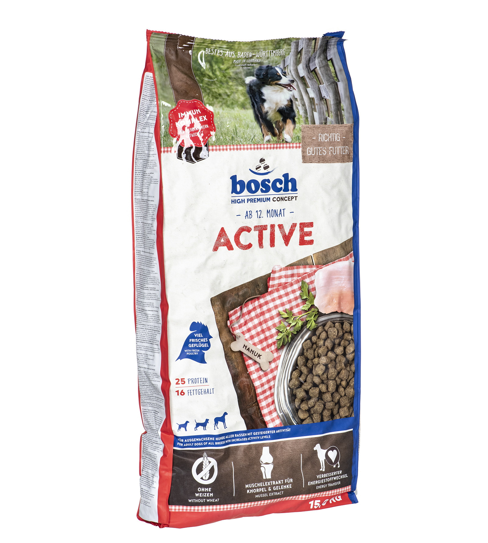 BOSCH Active - sucha karma dla psa - 15 kg - zdjęcie 1