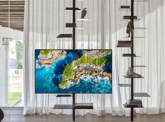 TECHLY UCHWYT NA SŁUP TV LED/LCD 13-30 CALI 10KG O - zdjęcie 1