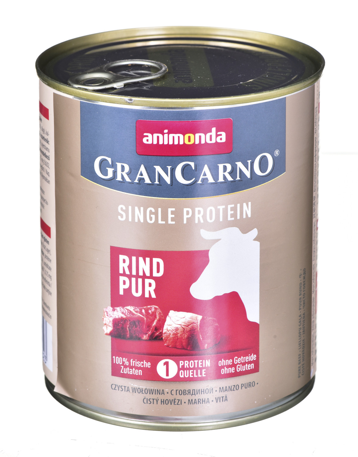 ANIMONDA GranCarno Adult Single Protein Wołowina - mokra karma dla psa - 800g - zdjęcie 1
