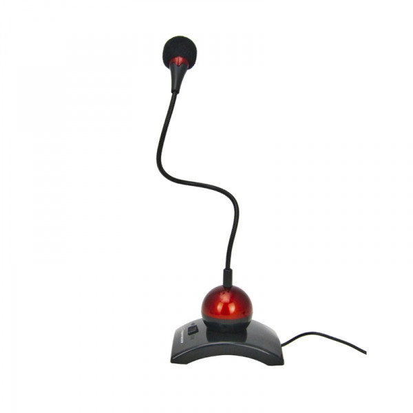 Mikrofon esperanza desktop eh130 czerwony eh130 - zdjęcie 2
