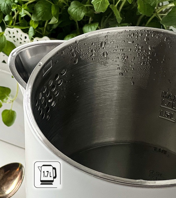 Czajnik bezprzewodowy 1,7L MPM MCZ-105 biały - zdjęcie 5