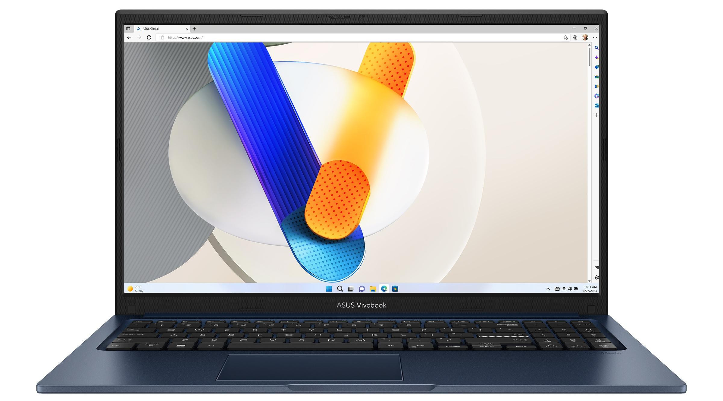 ASUS Vivobook F1504ZA-WH52DX i5-1235U 15.6"FHD AG 8GB SSD256 BT Win11 Quiet Blue (REPACK) 2Y - zdjęcie 2