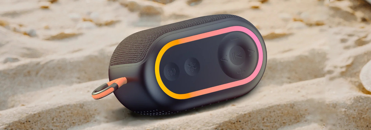 Głośnik bezprzewodowy bluetooth Havit SK809BT (fioletowy) - zdjęcie 1