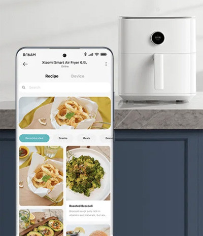 Frytownica Xiaomi Mi Smart Air Fryer 6.5l (czarny) - zdjęcie 4