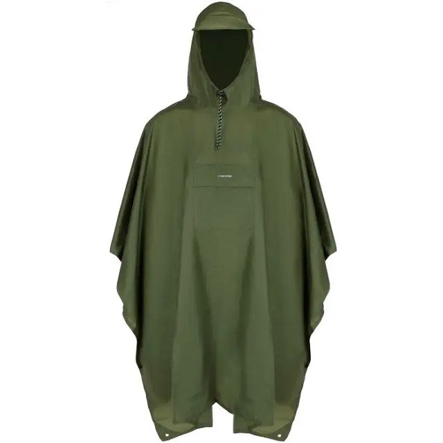 Poncho przeciwdeszczowe dla dorosłych VIKING Vesper zielone - zdjęcie 1