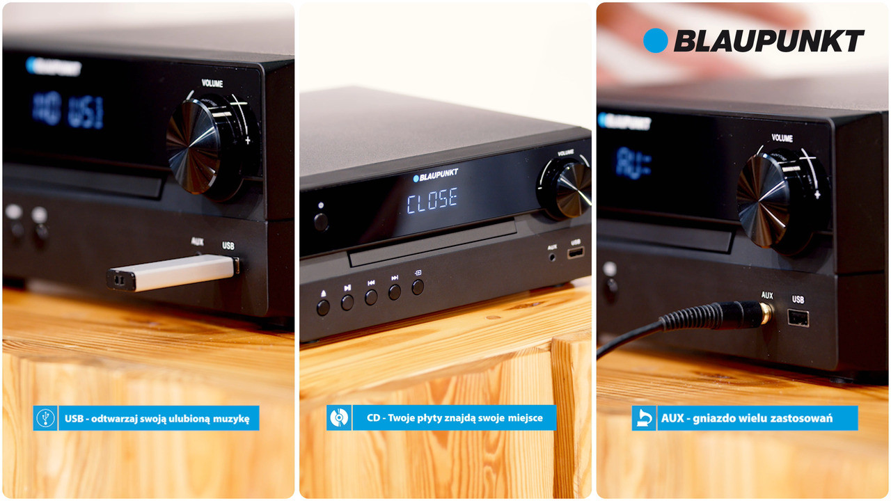Mikrowieża BLAUPUNKT MS55SUB - zdjęcie 4