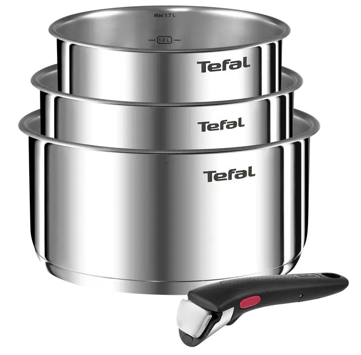 Zestaw garnków TEFAL Ingenio Emotion L8964S44 4cz - zdjęcie 1