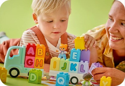 LEGO DUPLO 10421 Ciężarówka z alfabetem - zdjęcie 4