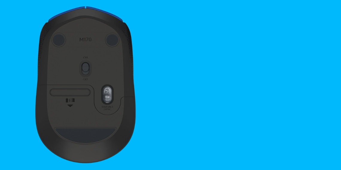 Mysz Logitech M171 bezprzewodowa, czarna - zdjęcie 2
