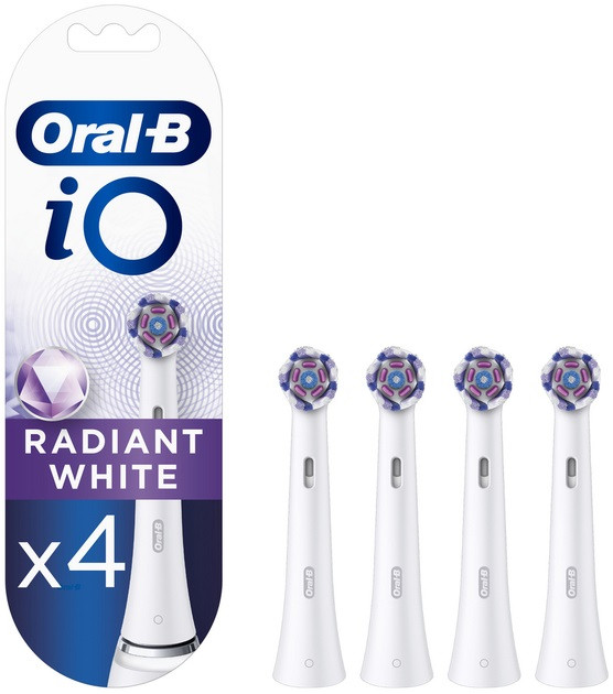 Końcówki do szczoteczki Oral-B iO Radiant 4 sz biel - zdjęcie 1