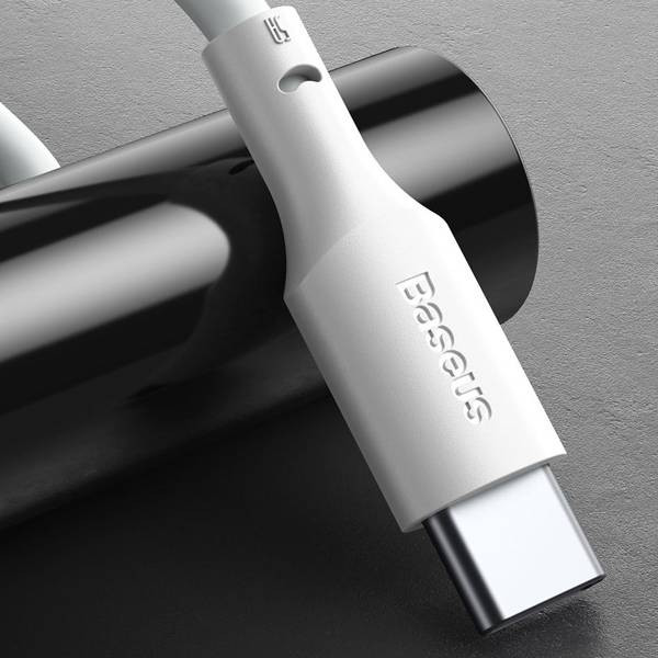 BASEUS KABEL USB/USB-C SIMPLE WISDOM, 40W, 5A, 1.5 - zdjęcie 3