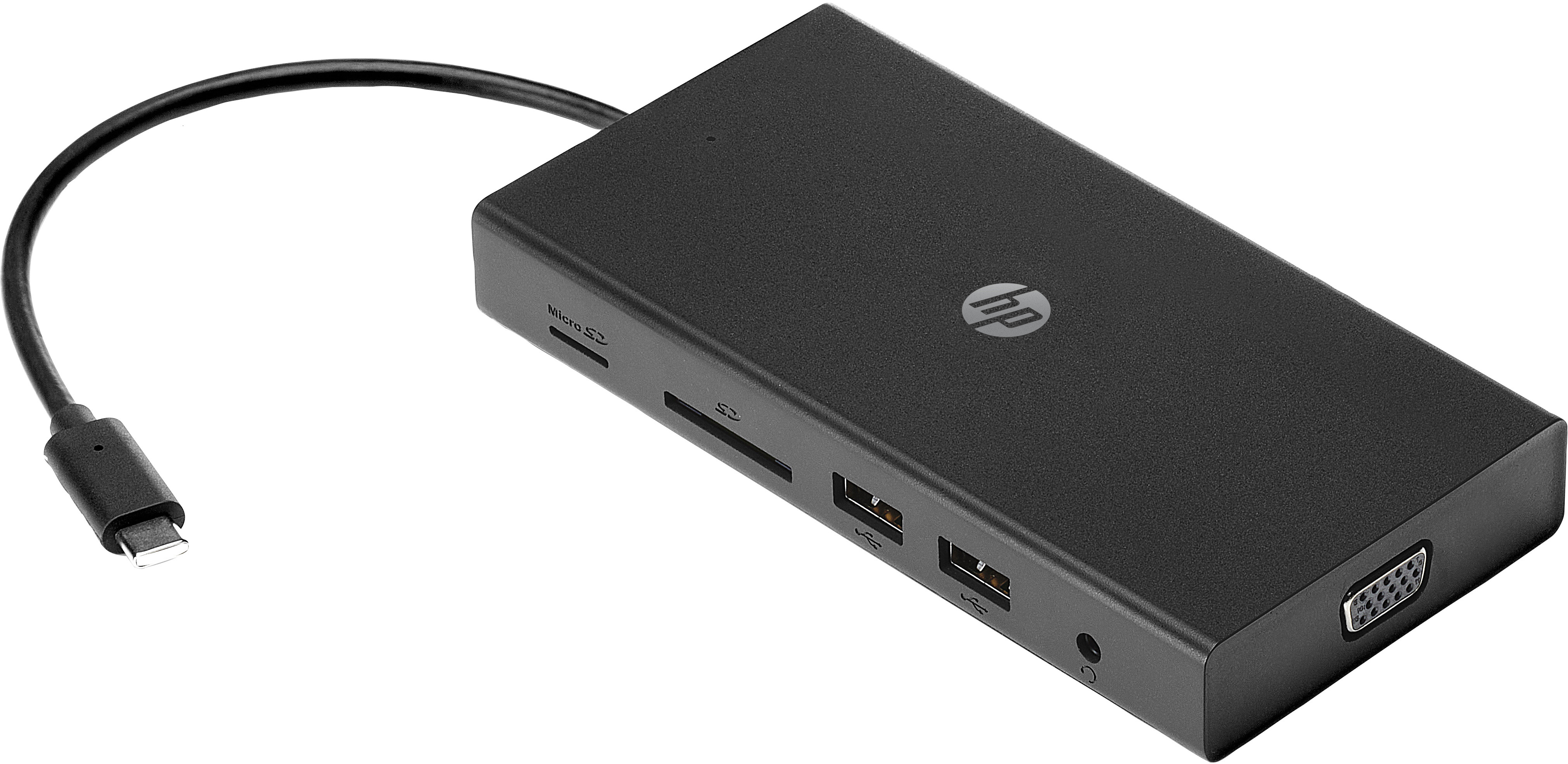 Stacja dokująca HP Travel USB-C Universal Multiport Hub czarna 1C1Y5AA - zdjęcie 1