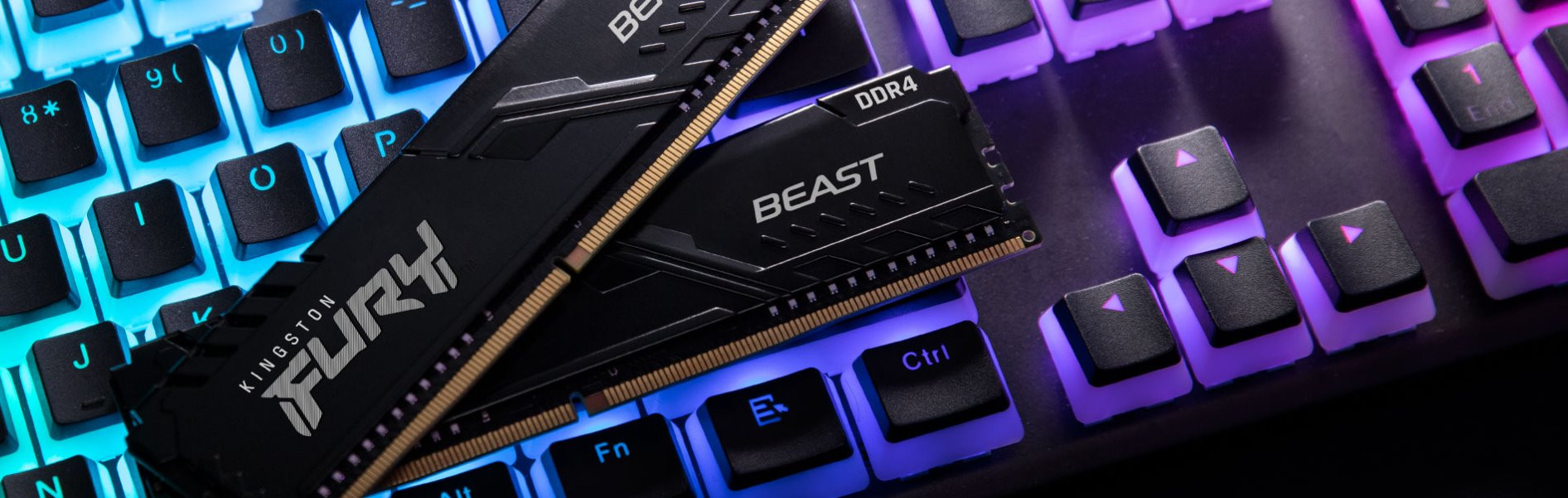 Kingston FURY DDR4 32GB (2x16GB) 3200MHz CL16 Beast Black (KF432C16BBK2/32) - zdjęcie 2