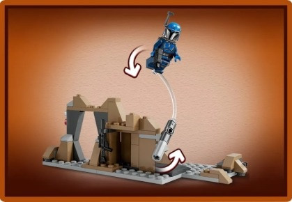 LEGO Star Wars 75373 Zasadzka na Mandalorze — zestaw bitewny - zdjęcie 4