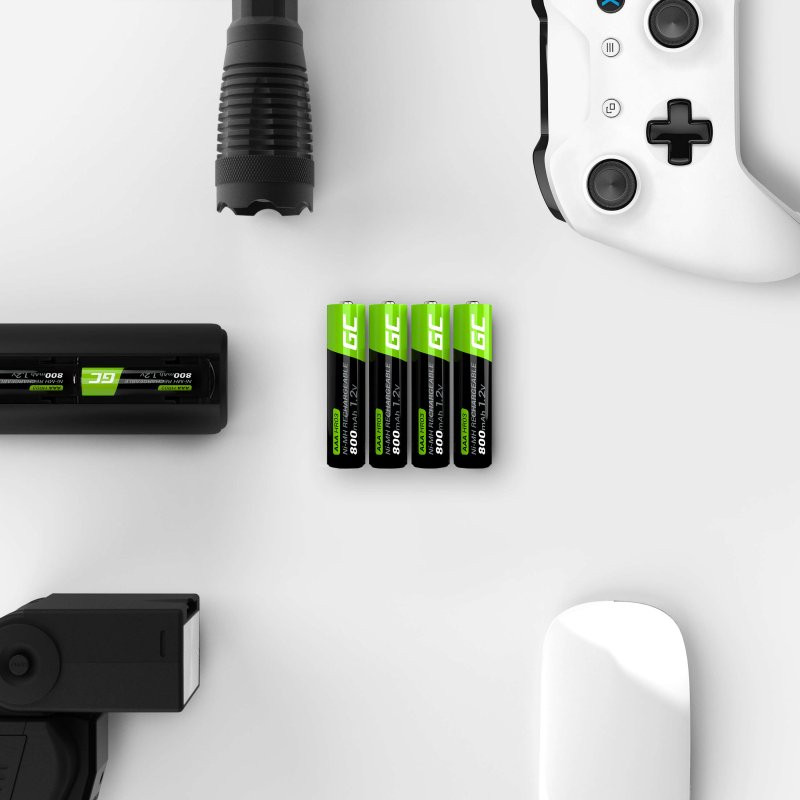 GREEN CELL AKUMULATORKI PALUSZKI 2X AAA R3 800MAH - zdjęcie 4