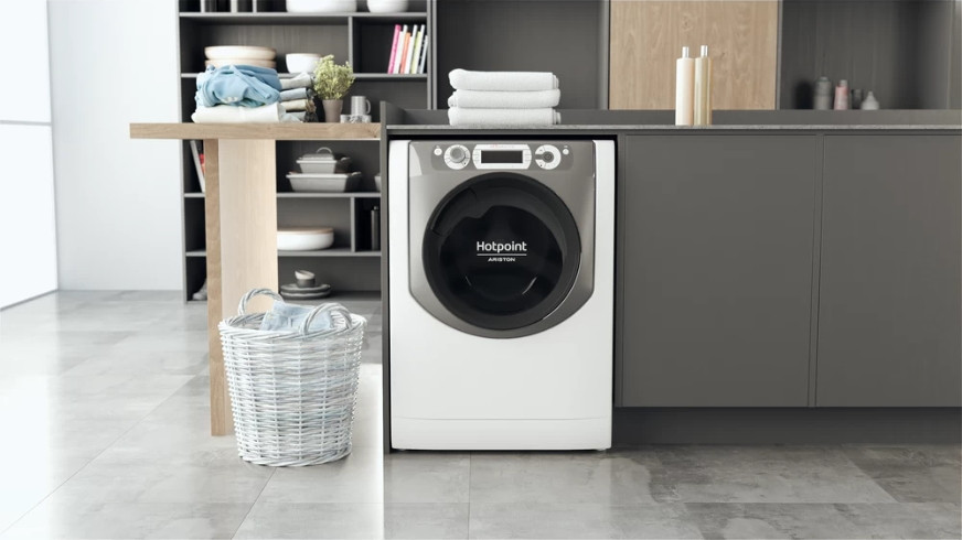 Pralka HOTPOINT AQ104D497SD EU/B N - zdjęcie 1