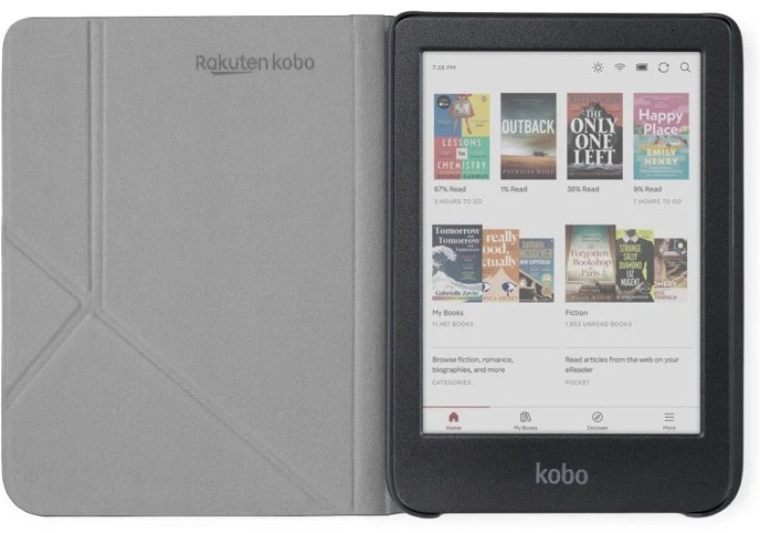 Etui Kobo Clara Colour/BW SleepCover Case Black - zdjęcie 1