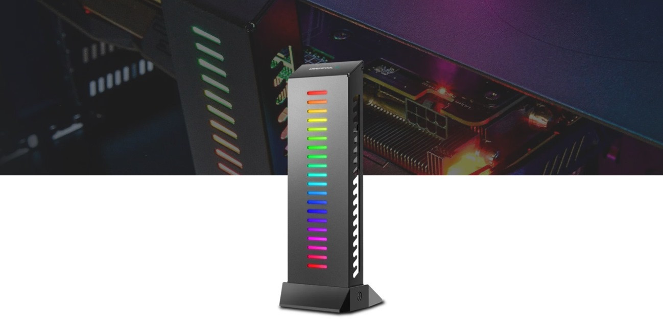Uchwyt od kartę graficzną DeepCool GH-01 A-RGB (DP-GH01-ARGB) - zdjęcie 1
