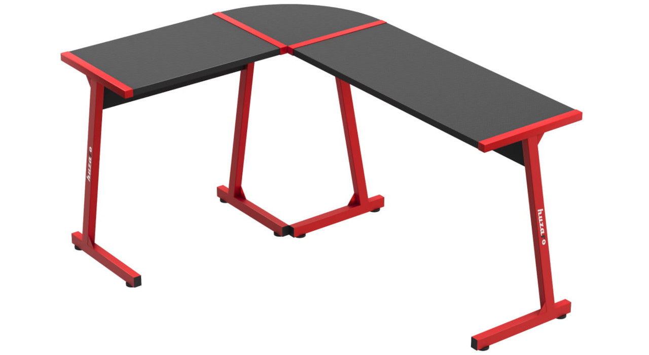 Biurko gamingowe Huzaro Hero 6.0 Red - zdjęcie 3