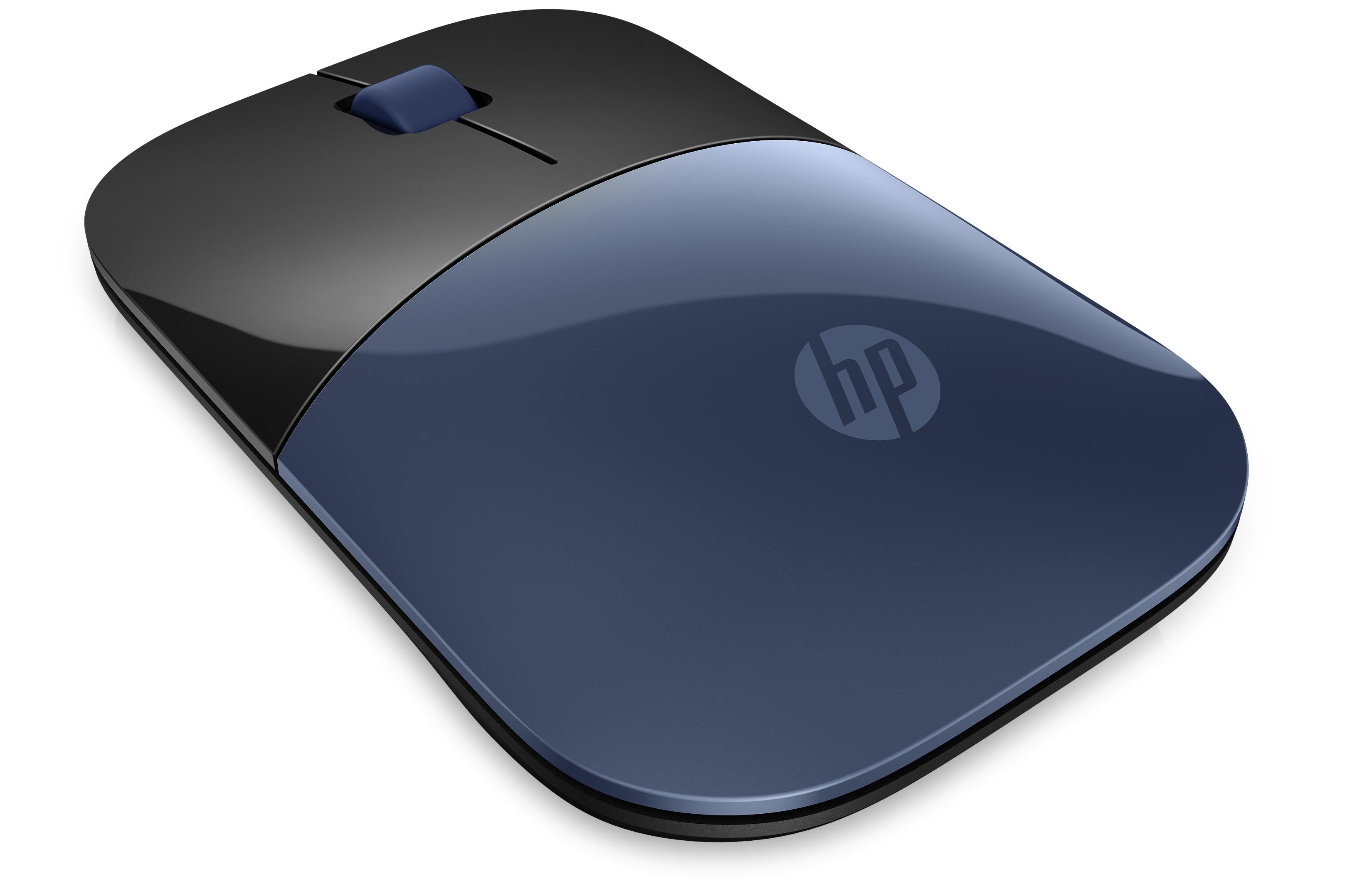 HP Z3700 Wireless Mouse 7UH88AA, czarno-niebieska - zdjęcie 1