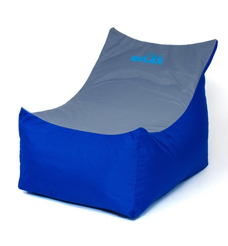 Pufa worek sako TRON niebieski-szary XXL 140x90 - zdjęcie 1