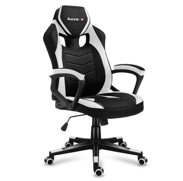 Fotel gamingowy Huzaro Force 2.5 White Mesh - zdjęcie 2