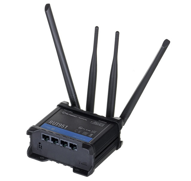 Teltonika Router RUT951 4G LTE Wi-Fi 2xSIM, 4xLAN/W - zdjęcie 1
