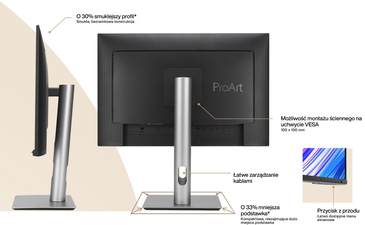 Monitor ASUS ProArt 24" PA248CRV - zdjęcie 6