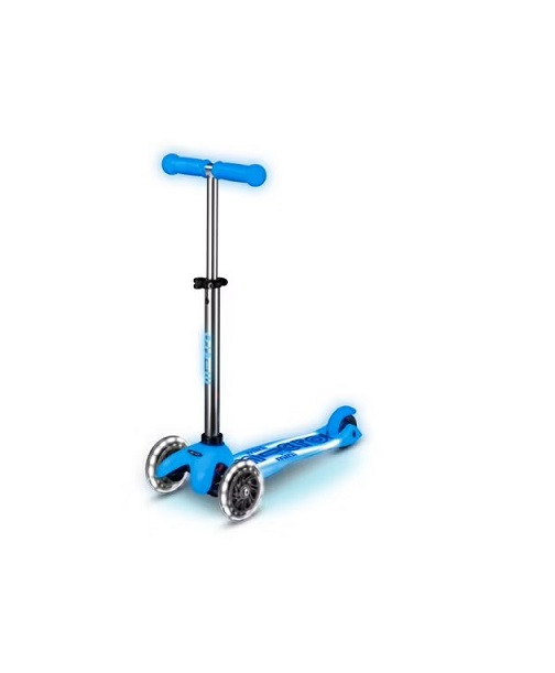 Hulajnoga Mini Micro Deluxe Glow LED Plus Glacier Aqua - zdjęcie 1