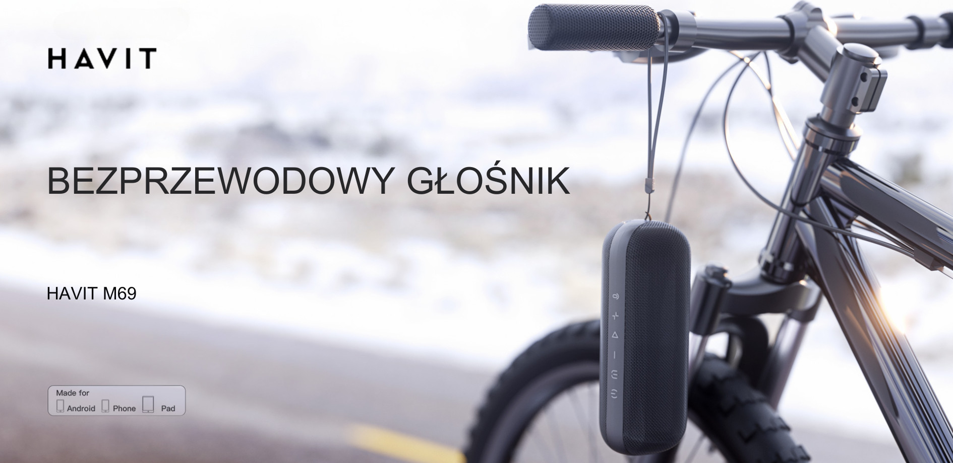 Głośnik Bluetooth Havit M69 (niebieski) - zdjęcie 1