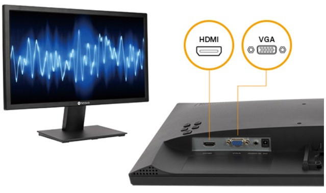 AG NEOVO MONITOR LCD LW-2402 BEZ MIGOTANIA, HDMI - zdjęcie 5