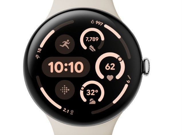 Google Pixel Watch 3 LTE 45mm Silver Porcelain - zdjęcie 3