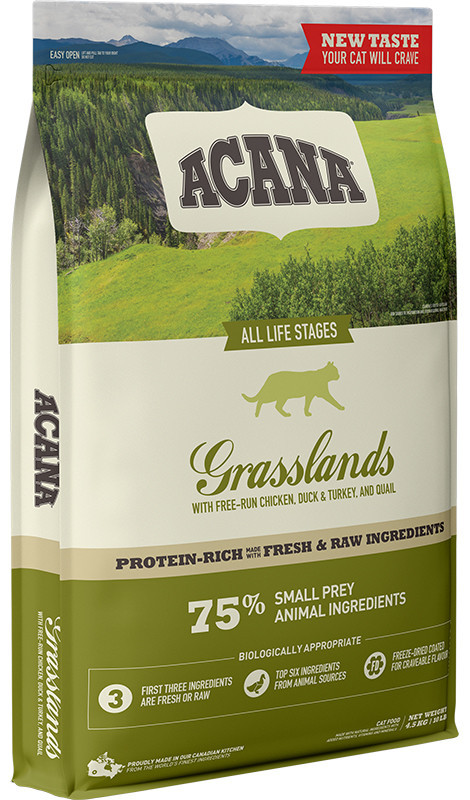 ACANA Grasslands Cat - sucha karma dla kota - 4,5 kg - zdjęcie 1