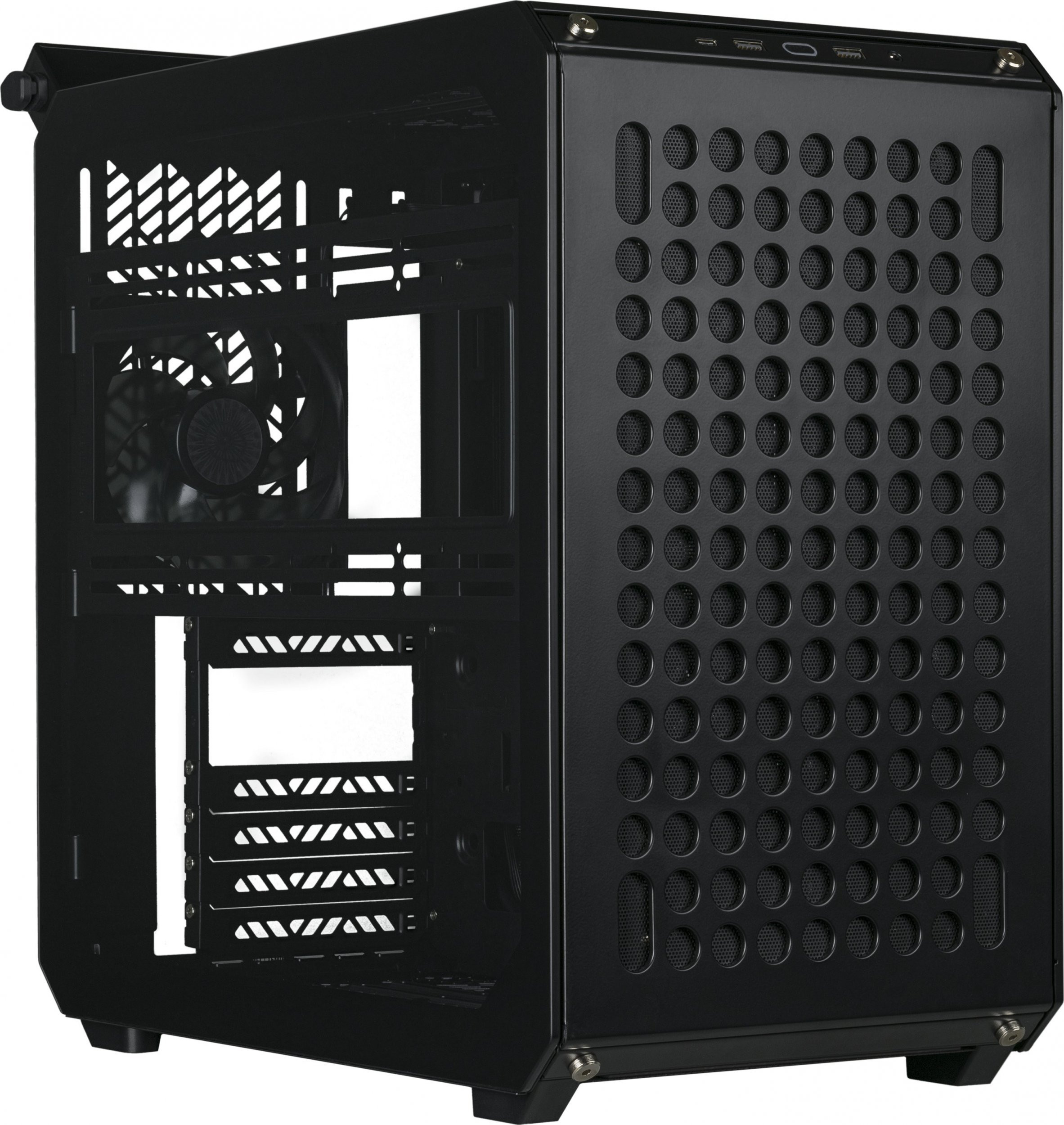COOLER MASTER OBUDOWA QUBE 500 MIDI TOWER CZARNA - zdjęcie 1