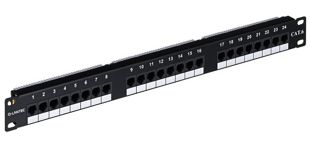 Alantec-Patch panel 1U 19" UTP kat6 IDC Q-lantec - zdjęcie 1