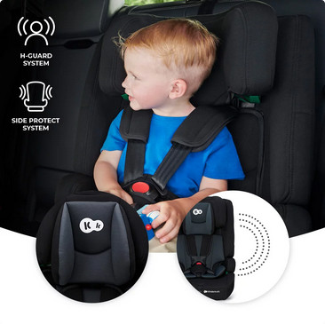 Kinderkraft fotel SAFETY FIX 2 i-Size 9-36kg Czarny 5VAT - zdjęcie 4