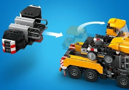 LEGO City 60409 Żółty ruchomy żuraw - zdjęcie 5
