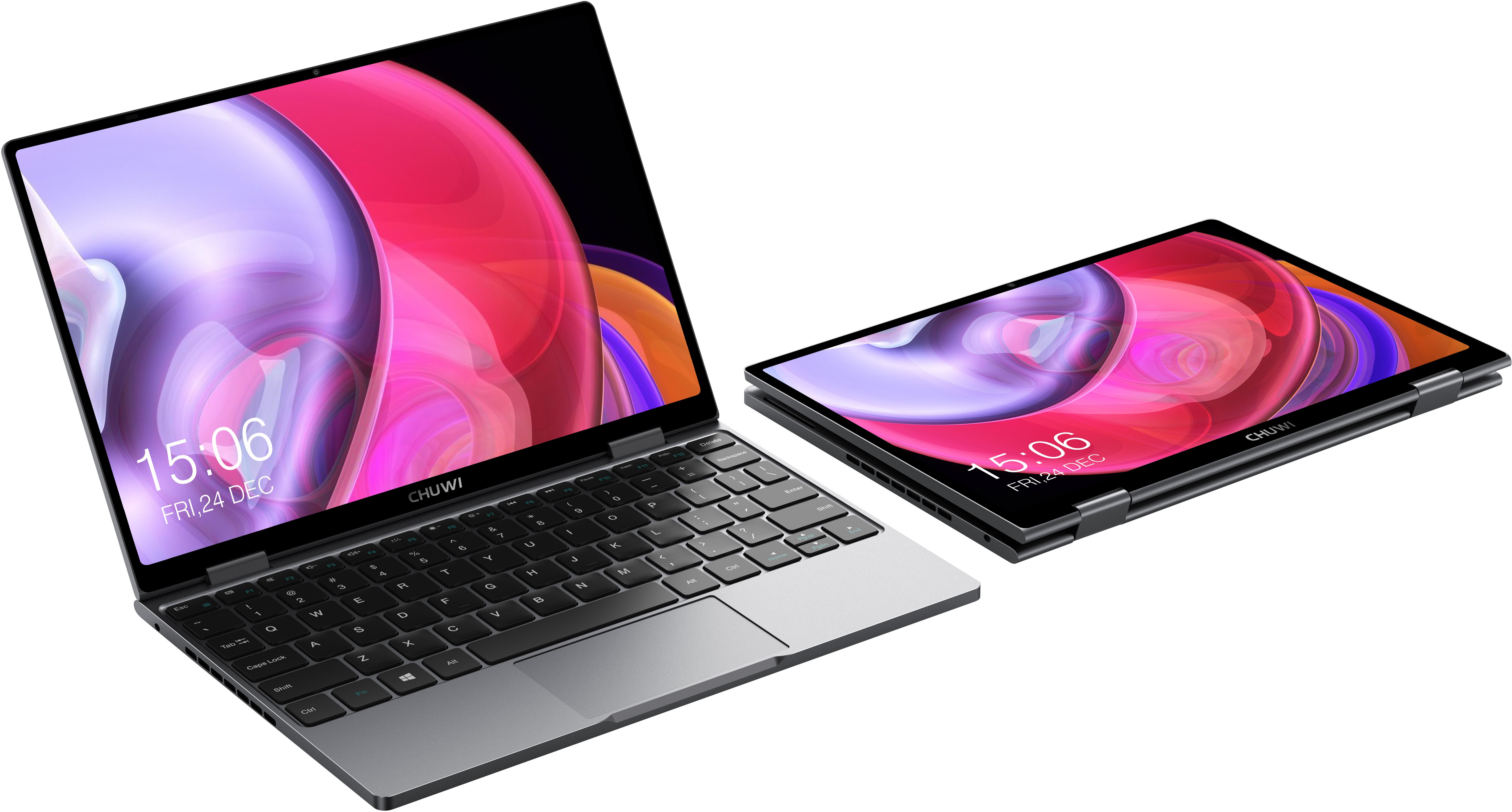 Chuwi MiniBook-X-2023-K1-SR 10.51" (1200x1920) TouchScreen IPS x360 Celeron N150 12GB SSD512GB BT BacklitKeyboard Win 11 Silver - zdjęcie 4