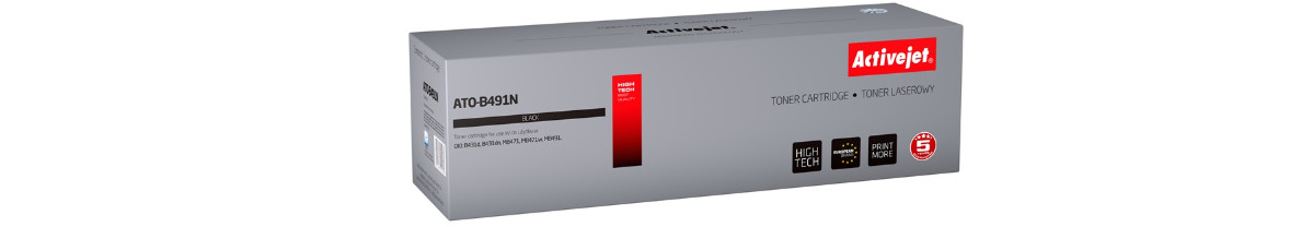 Activejet ATO-B491N Toner do drukarki OKI, Zamiennik OKI 44917602; Supreme; 12000 stron; czarny. - zdjęcie 6