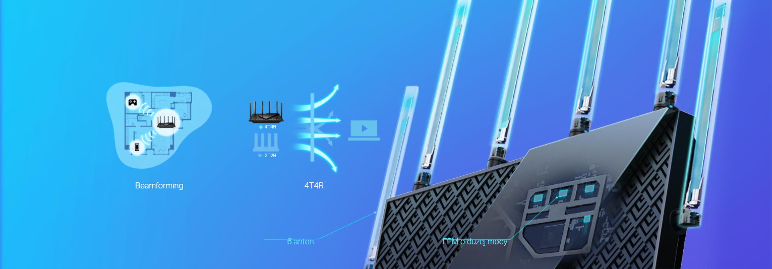 Router TP-LINK Archer AX73 - zdjęcie 3