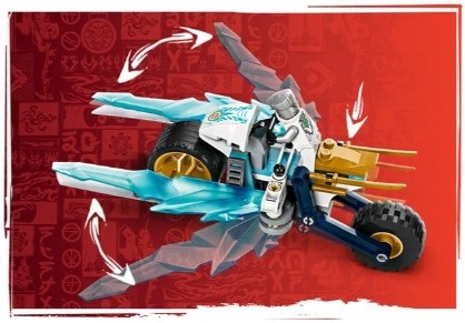 LEGO Ninjago 71816 Lodowy motocykl Zane’a - zdjęcie 3